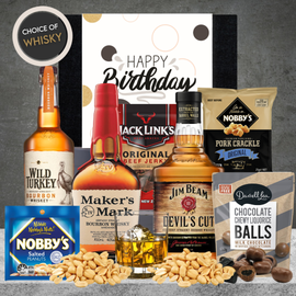 Bourbon For Him Birthday Hamper