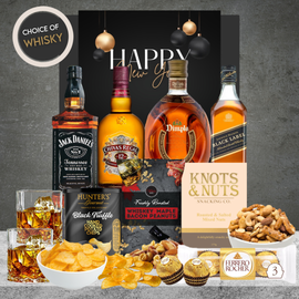His New Year whisky & Snack Gift Hamper