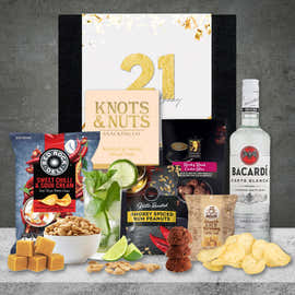 Happy 21st Bacardi Rum & Treats