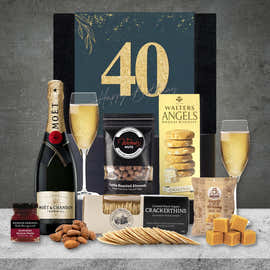 Happy 40th Gourmet Moet Nibbles Birthday