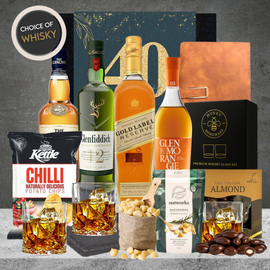 Happy 40th Birthday Luxury Whiskey Hamper