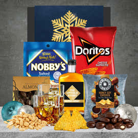 Festive Whisky & Snack Treat Box