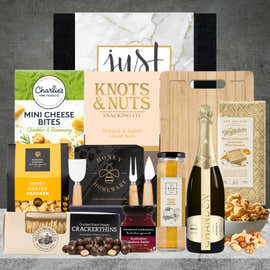 Cheese Board & Sparkling Hamper