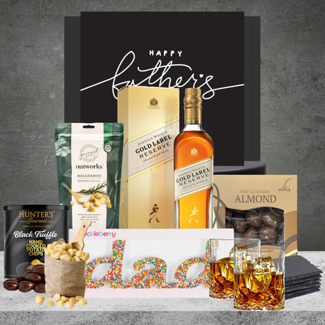 All Dad’s Favourite Whisky Hamper with Gold Label Reserve