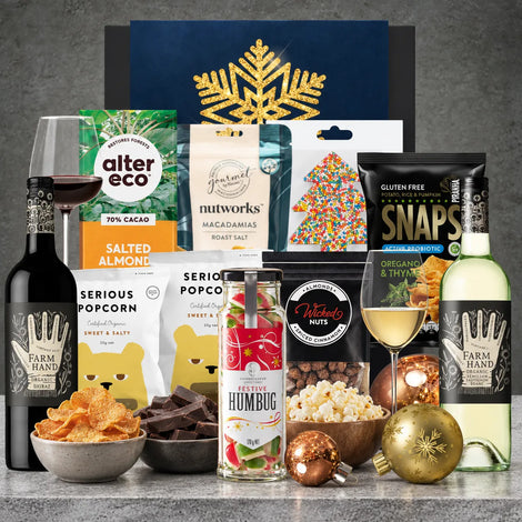 Gourmet Vegan Wine Christmas Hamper