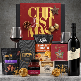 Red Wine & Chocolate Christmas Hamper