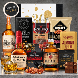 Happy 30th Birthday Bourbon Hamper For Him