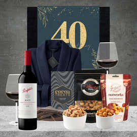 Happy 40th Birthday Wine & Pamper Hamper