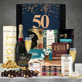 Happy 50th Birthday Gourmet Champagne Hamper