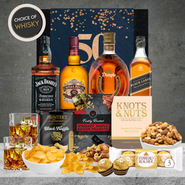 Happy 50th Birthday Whiskey Choice Hamper