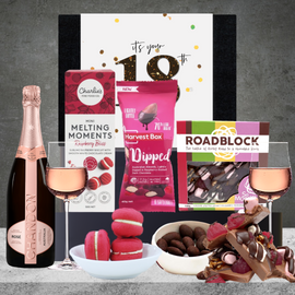 Happy 18th Birthday Wine & Chocolate Hamper For Her