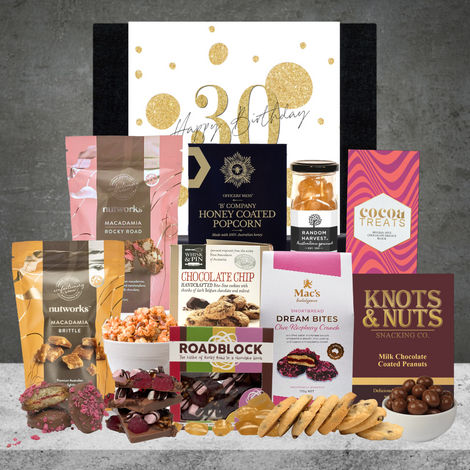 Happy 30th Birthday Best Snack Hamper For Her