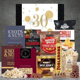Happy 30th Birthday Best Snack Hamper For Him