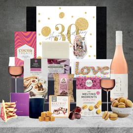 Happy 30th Birthday Rose Hamper For Her