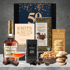 Happy 50th Birthday Brandy Hamper For Him