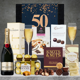 Happy 50th Birthday Moet Celebration Hamper
