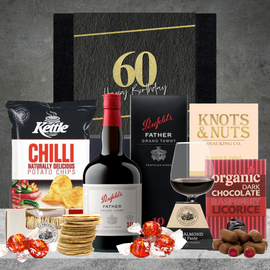 Happy 60th Birthday Best Port Hamper For Him