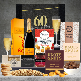Happy 60th Birthday Champagne Hamper For Her