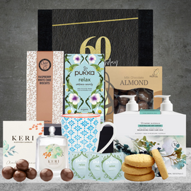 Happy 60th Birthday Tea & Pamper Hamper