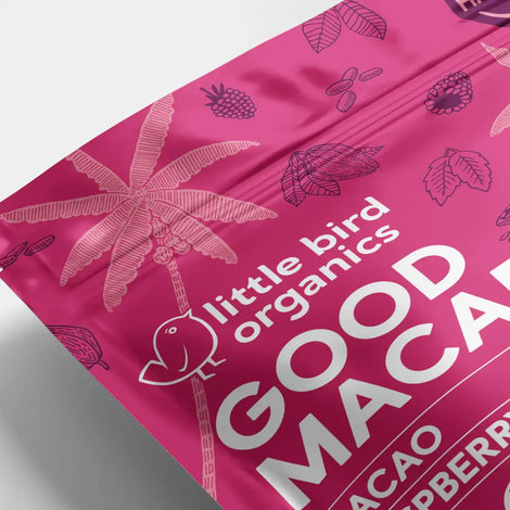 Little Bird Organics Good Macaroons Cacao + Raspberry 125g - view 3