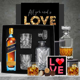 Luxury Valentines Hamper With Johnnie Walker Blue Featured Image