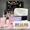 Mum's Comforting Night in Pamper Hamper with Honey Homeware White Luxury Bath Robe