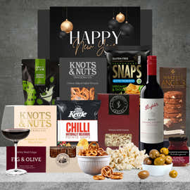New Year Red wine Gift Hamper Featured Image