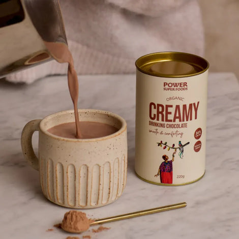 Power Super Foods Organic Creamy Drinking Chocolate 220g - view 3