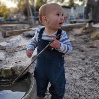 Pure Baby Organic Quilted Overalls