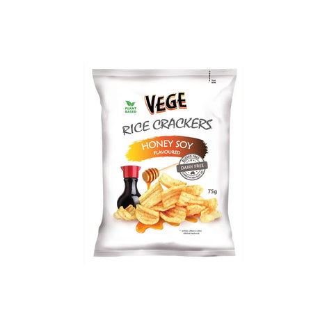 Vege Rice Crackers Honey & Soy 75g - view 4