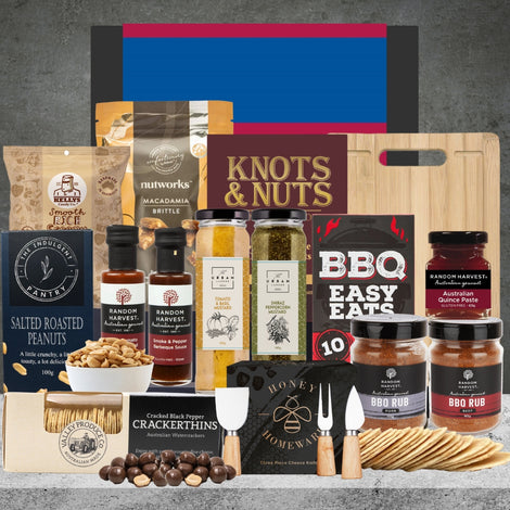 The Aussie AFL BBQ Hamper, a birthday gift idea for AFL fans