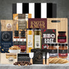Aussie AFL BBQ snack hamper with premium nuts and gourmet treats