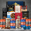 Christmas ginger beer variety hamper featuring a selection of alcoholic ginger beers in a festive gift box