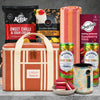 Christmas Vodka Beach Day Picnic Hamper from Hampers Galore featuring vodka and festive treats