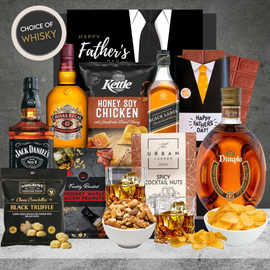 Dad's Whisky & Snack Hamper