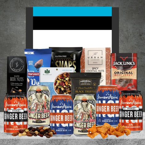 Ginger Beer Variety NRL Hamper featuring a curated ginger beer selection