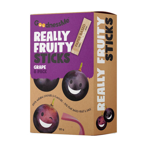 Goodness Me Grape Fruit Sticks 120g