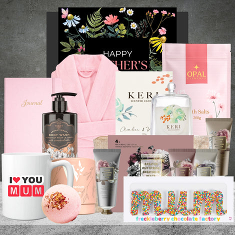 I Love You Mum Gift Basket from Hampers Galore, a thoughtful gift for Mum