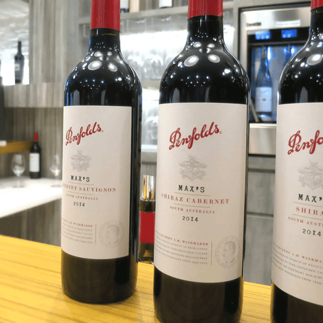 Penfolds Max's Cabernet Sauvignon 750ml bottles