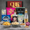 The Untold Christmas Gin Box from Hampers Galore featuring premium Australian gin and festive gourmet treats