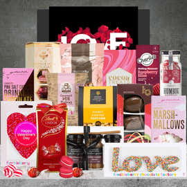 Valentines Gourmet Sweet Snack Hamper from Hampers Galore