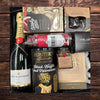 Vegan Christmas gift hamper with plant-based treats