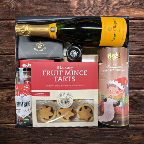 Veuve Champagne Christmas gift for festive celebrations