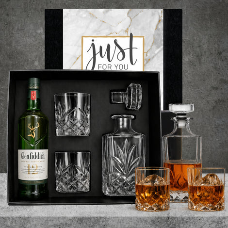 Elegant Whisky Decanter Hamper from Hampers Galore, a thoughtful gift for special occasions