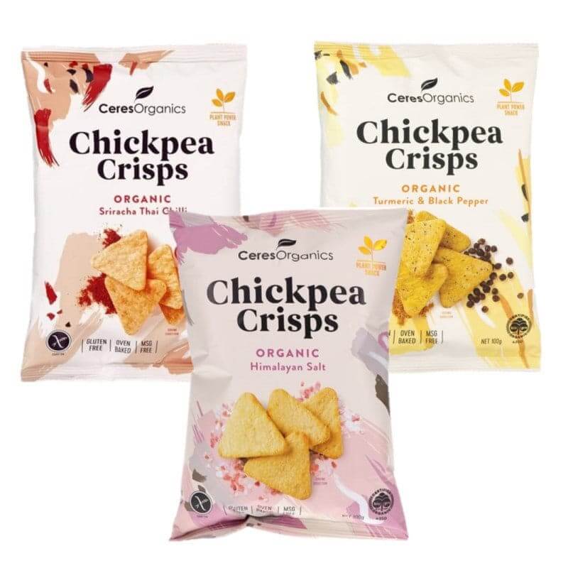 Ceres Organics Chickpea Crisp Varieties 100g Hampers Galore