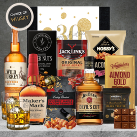 Happy 30th Birthday Bourbon Hamper For Him