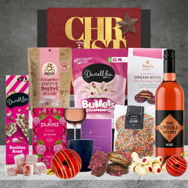 Christmas Rose Wine Hamper