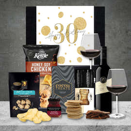 Happy 30th Chocolate, Crackers & Red Birthday's