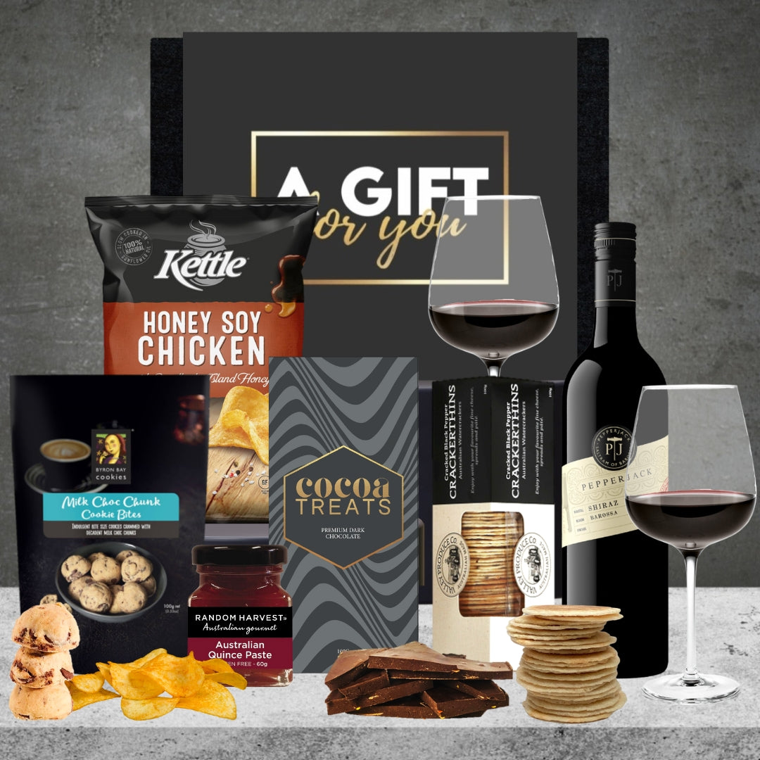 Pepperjack Shiraz For Him Hamper