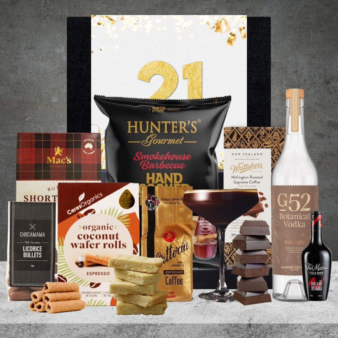 Happy 21st Birthday Expresso Martini Hamper